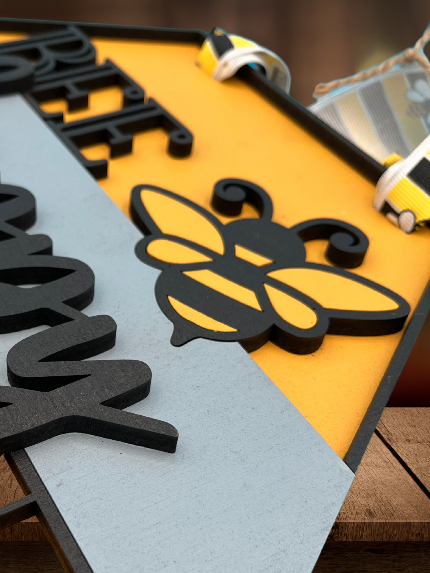 "BEE Happy" Door Sign