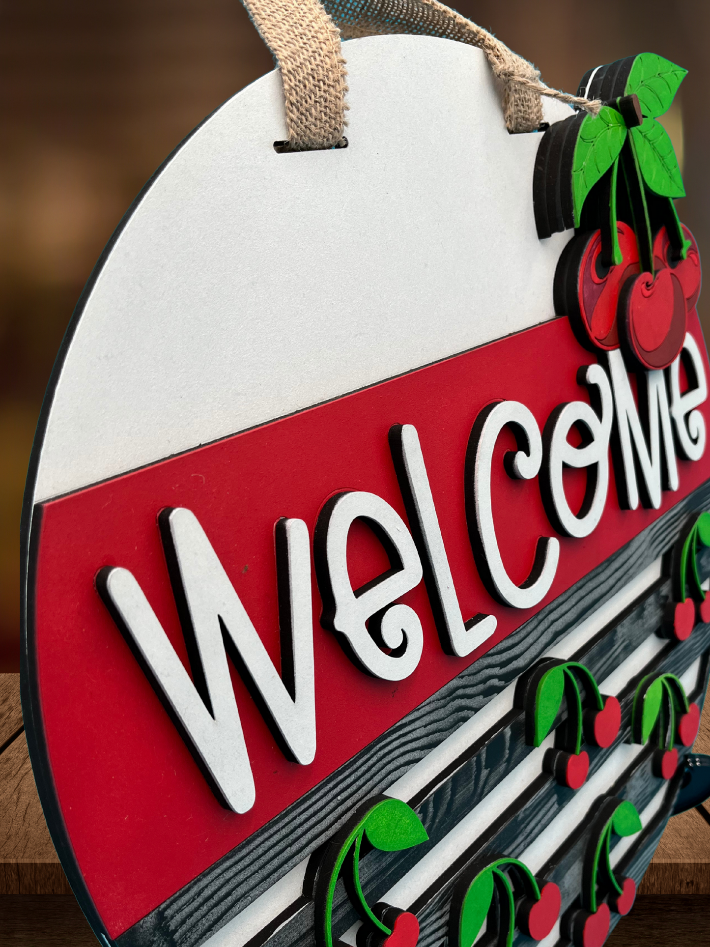 Cherries Door Sign