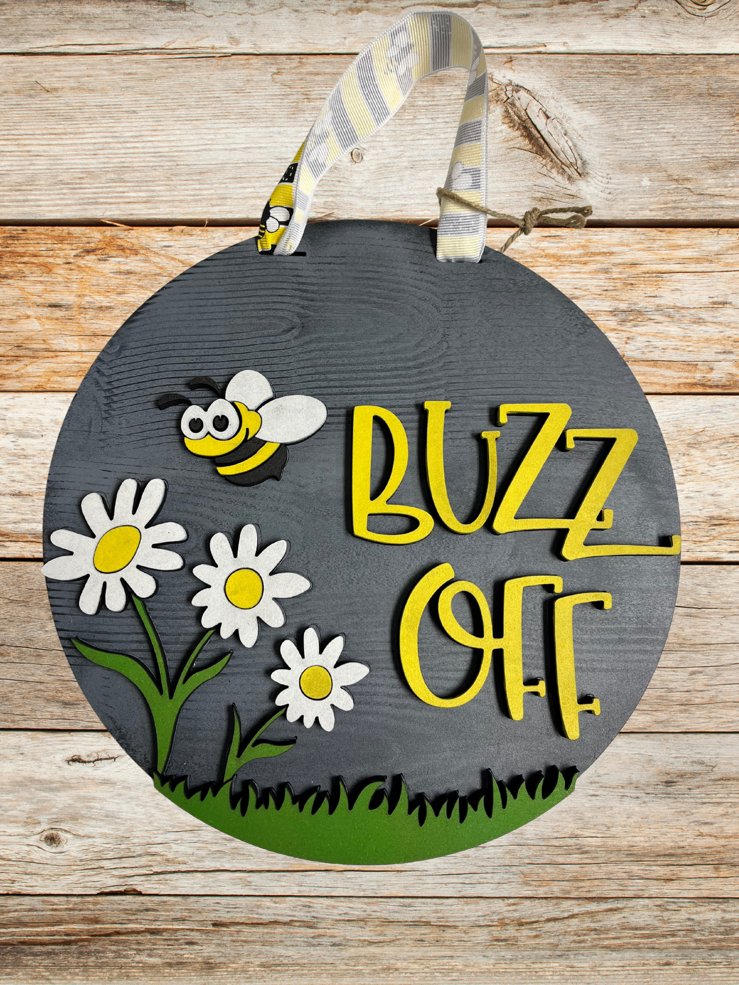 "Buzz Off" Door Hanger