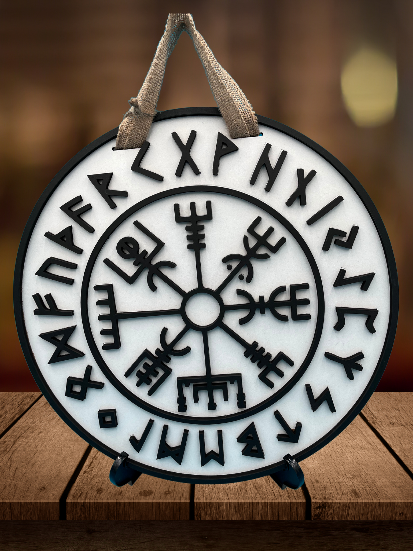 Viking Compass Door Sign