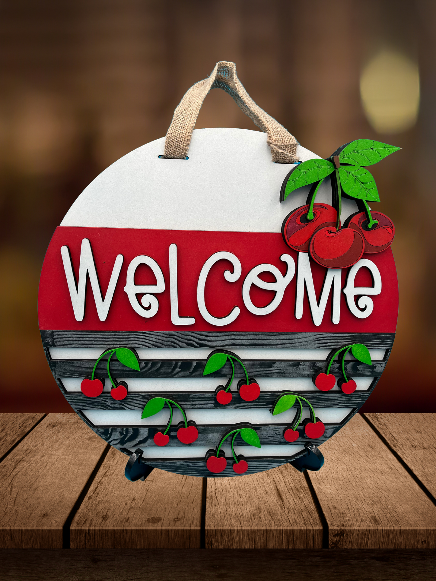 Cherries Door Sign