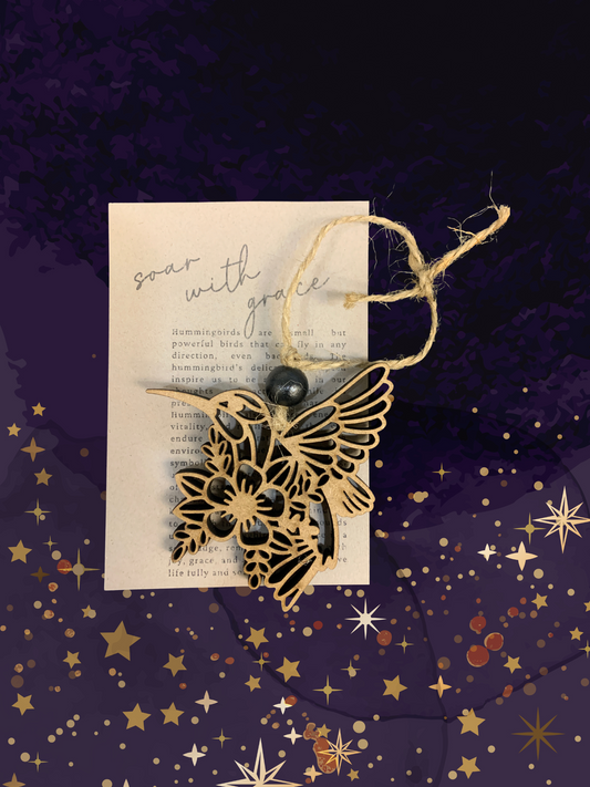 Hummingbird Story Ornament