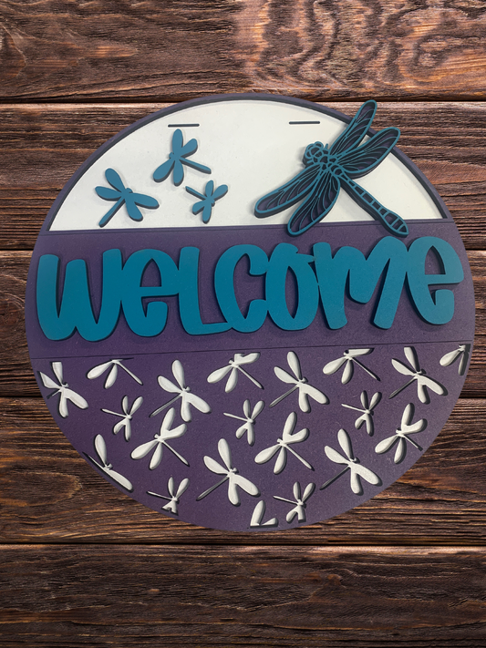 Dragonfly Door Sign