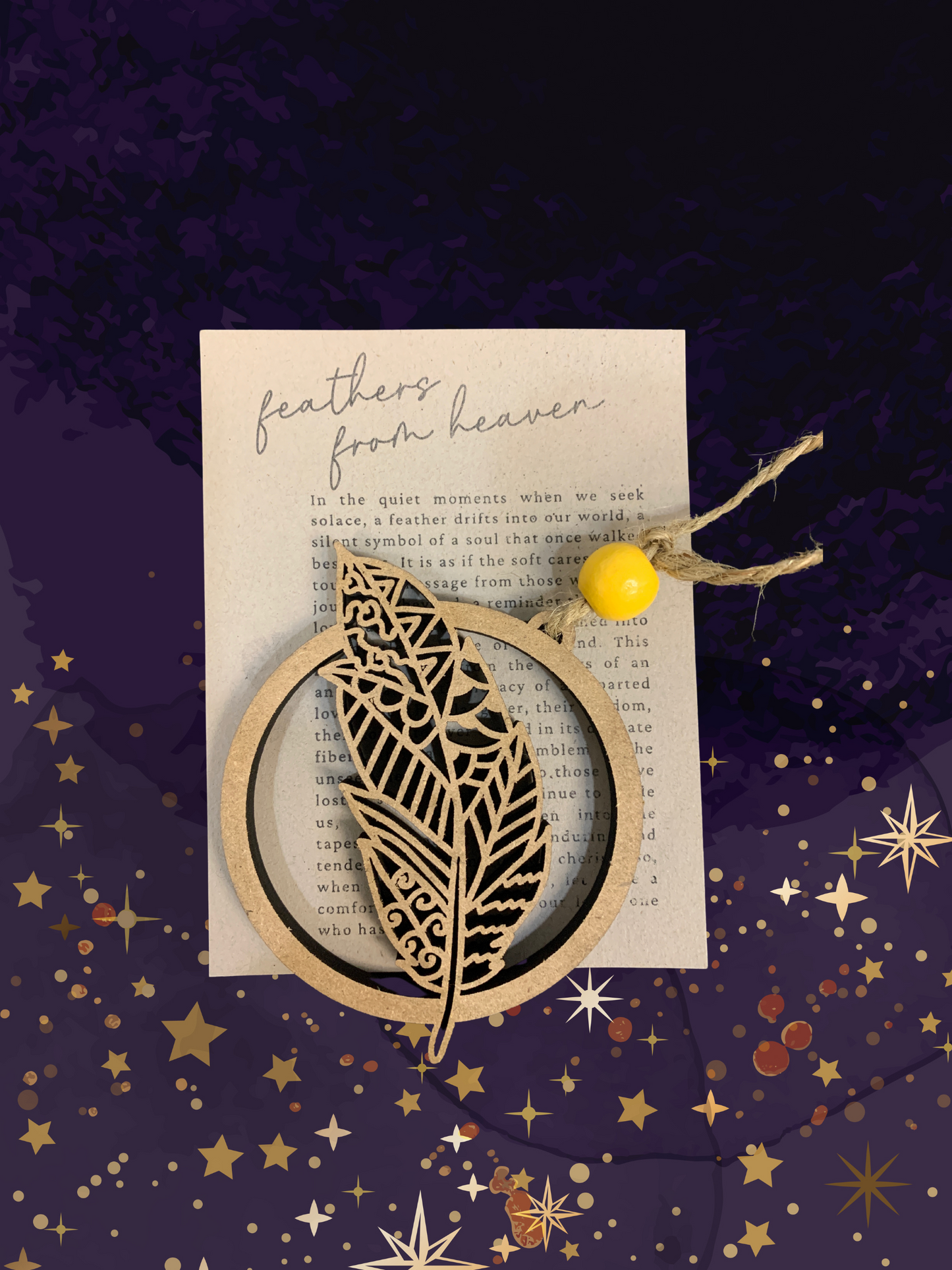 Feather Story Ornament