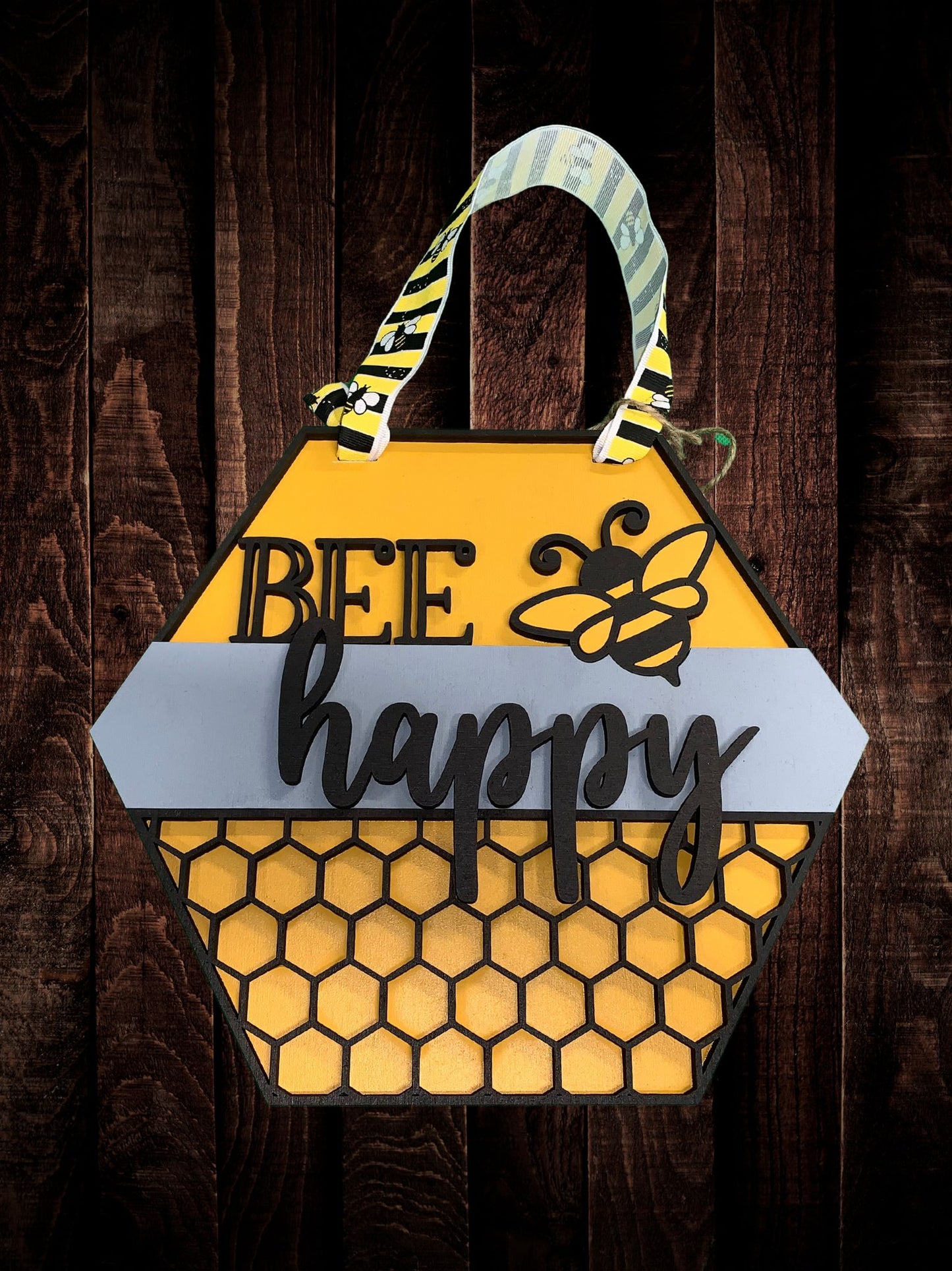 "BEE Happy" Door Sign