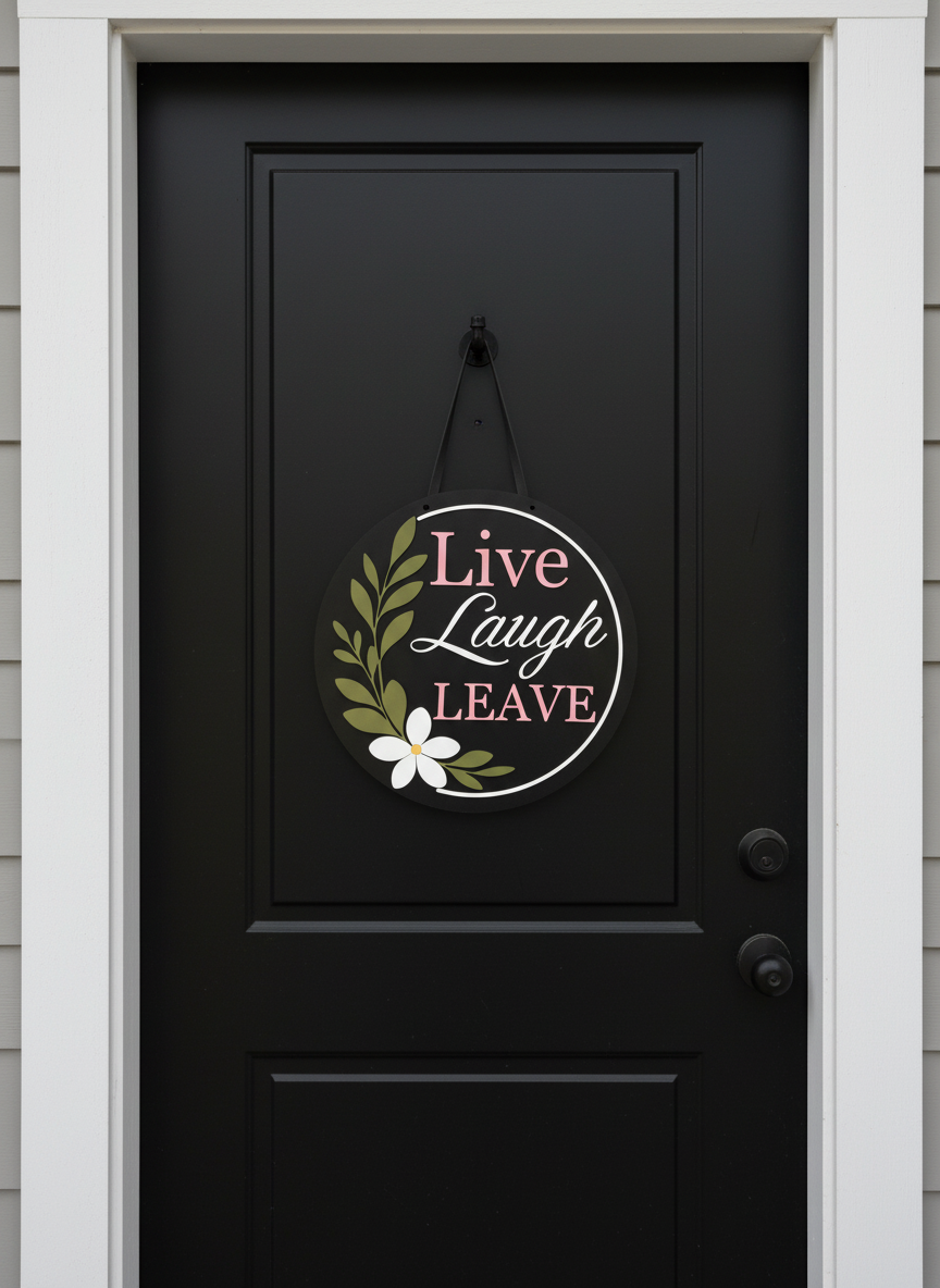 Live Love Leave Sign | Funny Wall Decor | Handmade Decor